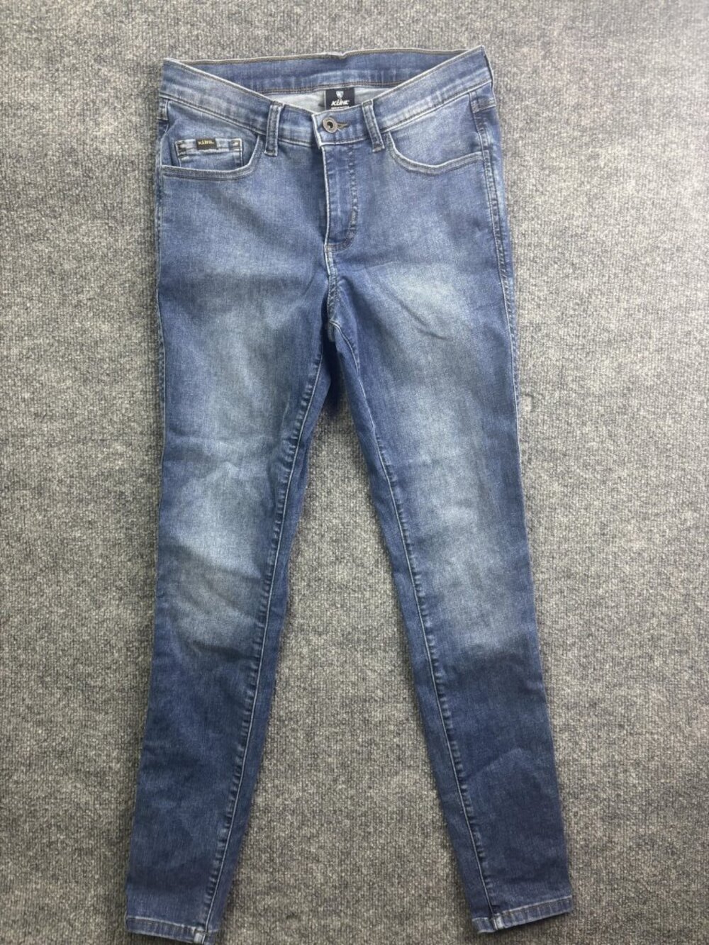Kuhl Skinny Jeans Womens 4 Blue Med‎ Wash Mid Rise Stretch Denim 29x30 Casual